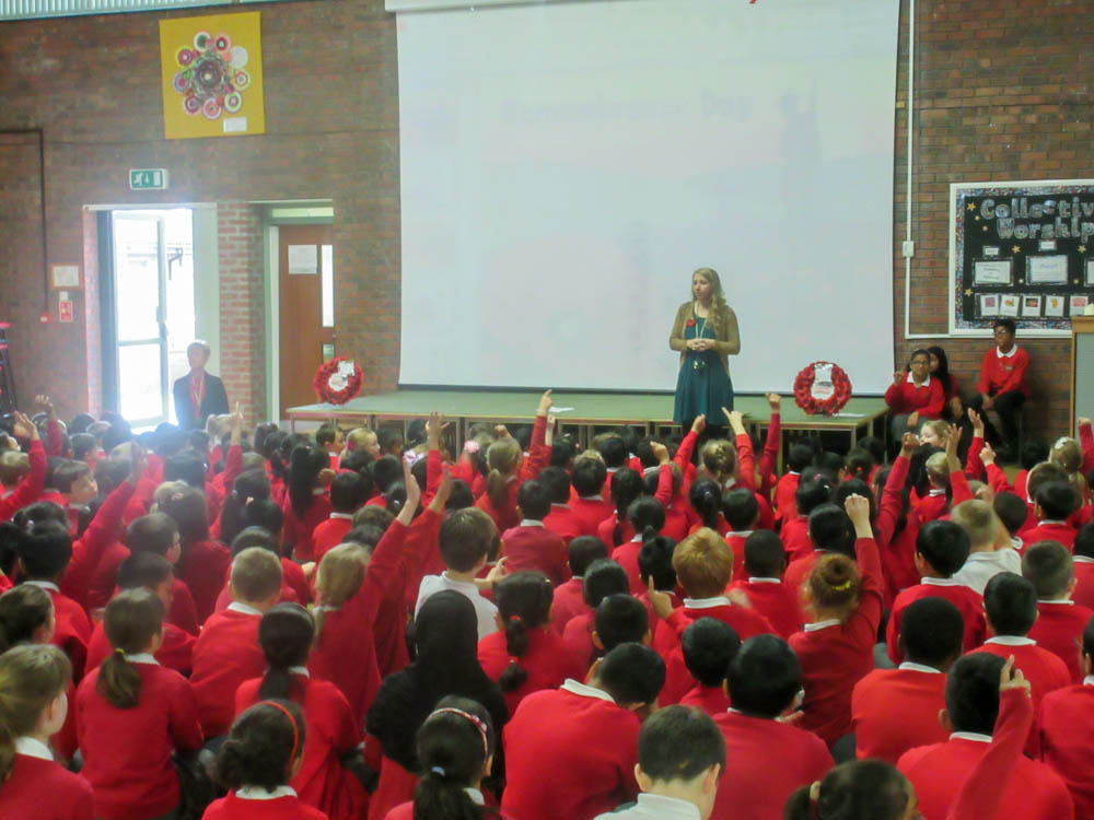 Assembly with Miss McMaster