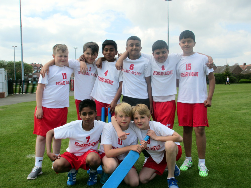 The Boys Year Six Cricket team
