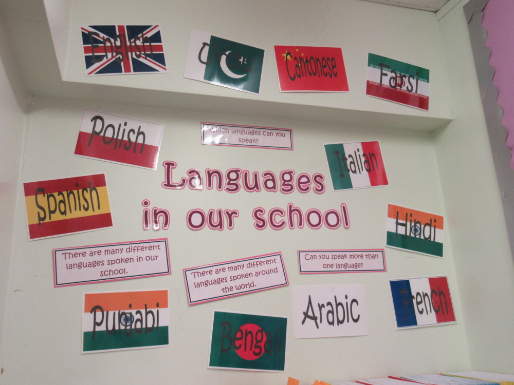 The Languages spoken in our school