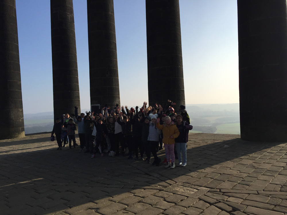 The Children at Penshaw Monument